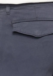 s.Oliver Stoffhose Regular Fit Strukturierte Chino Garment Dye Dunkelblau/Grau/Blau/Hellblau