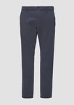 s.Oliver Stoffhose Regular Fit Strukturierte Chino Garment Dye Dunkelblau/Grau/Blau/Hellblau