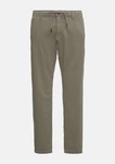 s.Oliver Stoffhose Regular Chino-Jogger Khaki/Dunkelgrün
