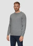 s.Oliver Strickpullover mit Raglanärmeln Grau/Dunkelgrau/Hellgrau