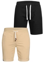 Indicode Sweatshorts Eddy Beige/Khaki/Creme