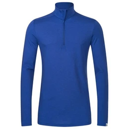Langarmshirt Merino Zip-Neck Herren Slimfit 200 (1-tlg) aus reiner Merinowolle Made in Germany