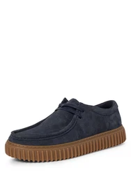 Clarks Torhill Lo Mokassin Schnürschuh Blau/Dunkelblau/Grau