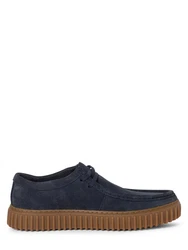Clarks Torhill Lo Mokassin Schnürschuh Blau/Dunkelblau/Grau