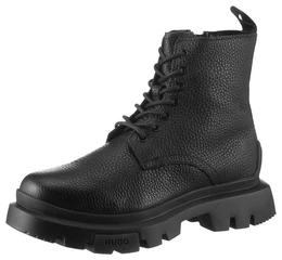 Fabyan Schnrboots, Blockabsatz, Plateau, Stiefelette mit Logo an der Anziehlasche