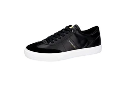 camel active Schnürschuh Herren Sneaker Schwarz/Grau/Orange