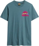 Superdry Rundhalsshirt GREAT OUTDOOR CHEST GRAPHC TEE Grün/Fliederfarben/Blau/Hellblau/Türkis