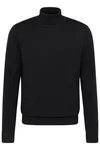 bugatti Rollkragenpullover Schwarz