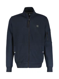 Sweatjacke Herren Sweatjacke in Struktur-Baumwollqualitt