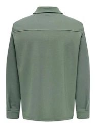 ONLY & SONS Langarmhemd New Kodyl Dunkelgrün/Grün/Hellgrün