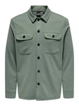 ONLY & SONS Langarmhemd New Kodyl Dunkelgrün/Grün/Hellgrün
