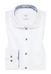 Eterna Businesshemd Weiß/Blau/Creme/Dunkelblau
