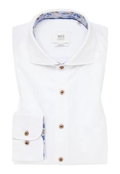 Eterna Businesshemd Weiß/Blau/Creme/Dunkelblau