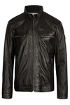bugatti Lederjacke BUMATTI Dunkelgrün/Dunkelbraun/Schwarz/Braun/Grau