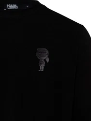 KARL LAGERFELD Langarmshirt Schwarz