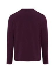 KARL LAGERFELD Langarmshirt Dunkelrot/Lila/Bordeaux/Rosa
