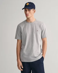 Gant T-Shirt SHIELD Regular Fit Grau