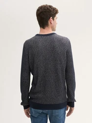 TOM TAILOR Strickpullover Strickpullover navy / mint / rot