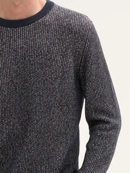 TOM TAILOR Strickpullover Strickpullover navy / mint / rot