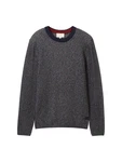 TOM TAILOR Strickpullover Strickpullover navy / mint / rot