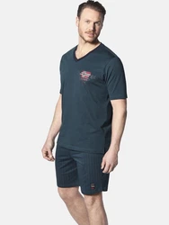 Jan Vanderstorm Shorty EDIN (Set, 2-teilig) Dunkelblau/Blau/Dunkelgrün