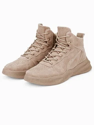 OMBRE Sneakerboots Braun/Beige