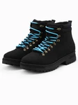 OMBRE Schnürstiefelette Herren Schwarz/Blau