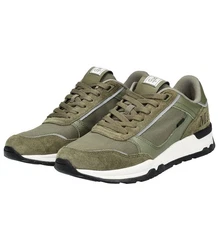 Marc O'Polo Sneaker Dunkelgrün/Beige/Grün/Khaki
