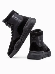 OMBRE Herren-Sneakerboots Schwarz