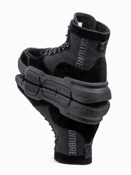 OMBRE Herren-Sneakerboots Schwarz