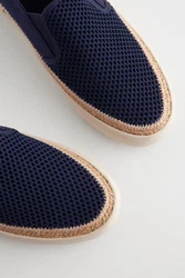 Next Netz-Espadrilles Espadrille Blau/Dunkelblau
