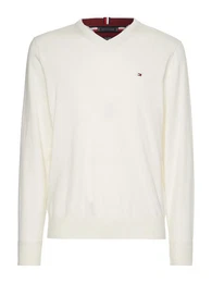 V-Ausschnitt-Pullover PIMA ORG CTN CASHMERE V NECK