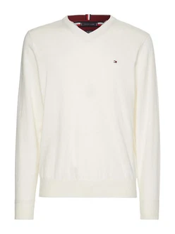 TOMMY HILFIGER Pullover wei/ivory