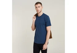 G-STAR T-Shirt Slim Base Dunkelblau/Hellblau