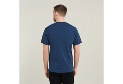 G-STAR T-Shirt Slim Base Dunkelblau/Hellblau