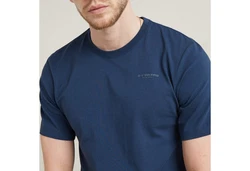 G-STAR T-Shirt Slim Base Dunkelblau/Hellblau