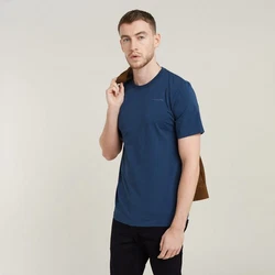 G-STAR T-Shirt Slim Base Dunkelblau/Hellblau