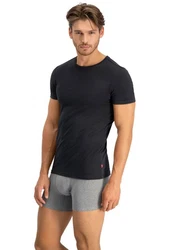 Levi's T-Shirt mit breitem Logobund Schwarz/Dunkelblau/Lila/Dunkelgrau/Grau/Rot