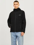 Jack & Jones Softshelljacke JJTAYLOR Schwarz/Grau