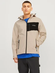 Jack & Jones Softshelljacke JJTAYLOR Beige/Khaki