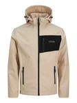 Jack & Jones Softshelljacke JJTAYLOR Beige/Khaki