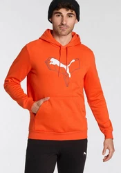 PUMA Kapuzensweatshirt ESS+ LOGO LAB CAT HOODIE FL Orange/Rot