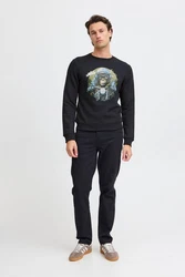 Blend Sweatshirt Grün/Blau/Schwarz/Dunkelblau