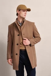 bugatti Kurzmantel mit Westenfake Braun/Beige