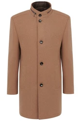 bugatti Kurzmantel mit Westenfake Braun/Beige