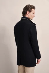 bugatti Kurzmantel mit Westenfake Dunkelblau/Schwarz/Hellblau