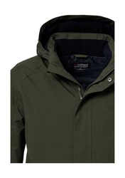 KILLTEC Outdoorjacke 'KOW 4' Dunkelgrün/Grün