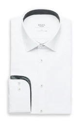 Digel Businesshemd Argos (1-tlg) Weiß/Creme