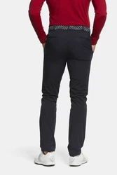 MEYER Chinohose Augusta Dunkelblau/Blau