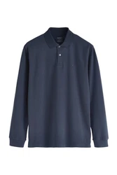 Next Langarm-Poloshirt 